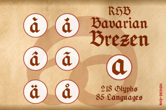 Bavarian Brezen Font - Image 3
