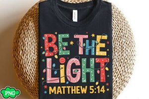 Alternative view of Be the Light Png, Jesus Bible Verse