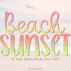 Beach Summer Font