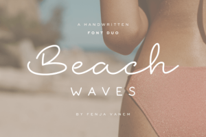Beach Waves Duo Font