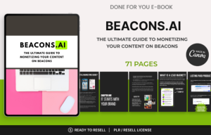 Beacons.ai, Monetize Your Content EBook