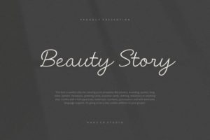 Beauty Story Font