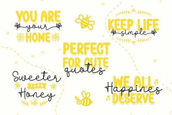 Bee Kind Duo Font - Image 2