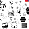 Bee SVG Bundle,Honey Bee Svg,bee Svg