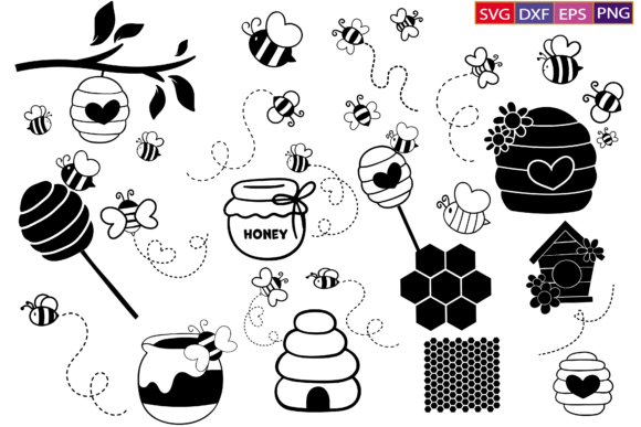 Bee SVG Bundle,Honey Bee Svg,bee Svg