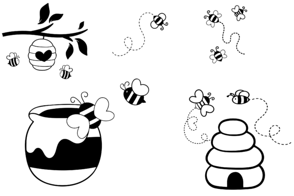 Alternative view of Bee SVG Bundle,Honey Bee Svg,bee Svg