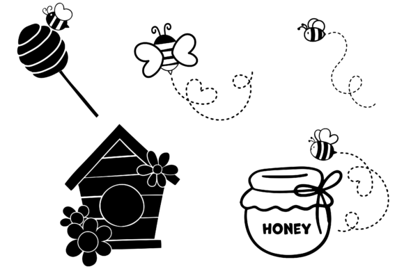 Bee SVG Bundle,Honey Bee Svg,bee Svg - Image 3
