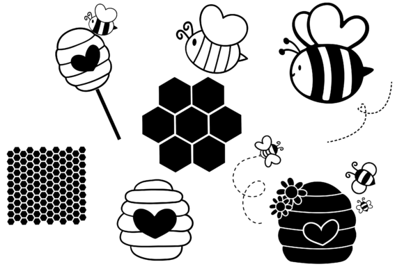 Bee SVG Bundle,Honey Bee Svg,bee Svg - Image 4