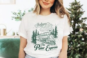 Alternative view of Believe the Polar Express Christmas Png