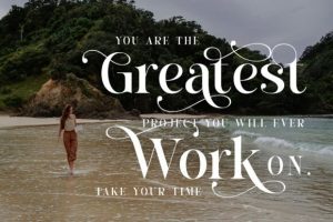 Alternative view of Belingar Font