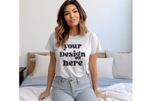 Alternative view of Bella Canvas 3001 Tshirt Mockup Bundle