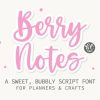 Berrynotes Font