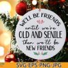 Best Friends Christmas Ornament, Funny