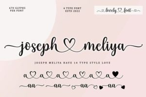 Alternative view of Best Script Collection Font