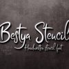Bestya Stencil Font