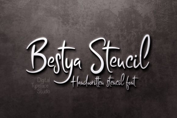 Bestya Stencil Font