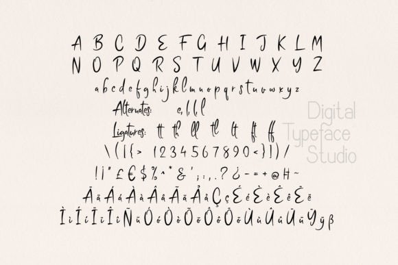 Bestya Stencil Font - Image 2