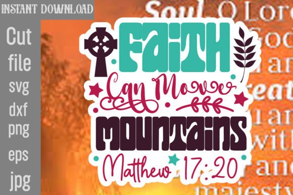 Bible Verse Stickers Bundle, Bible SVG - Image 4
