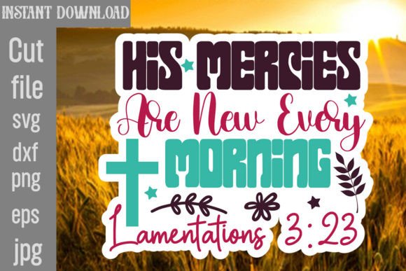 Bible Verse Stickers Bundle, Bible SVG - Image 9
