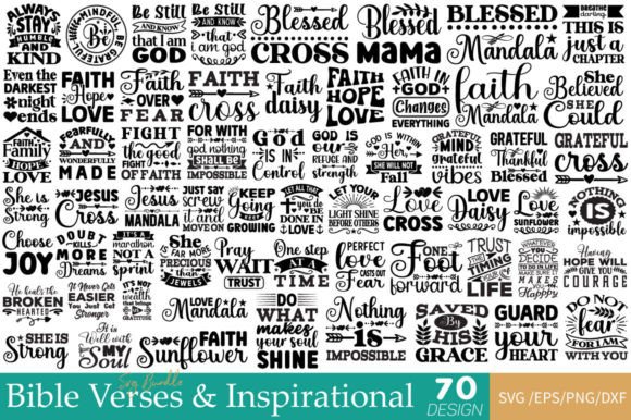 Bible Verses & Inspirational SVG Bundle