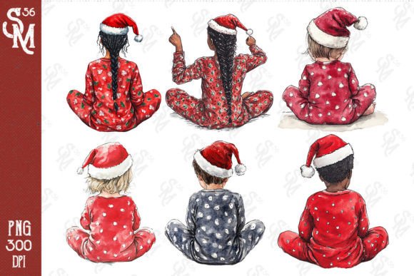 Big Christmas Family Clipart PNG - Image 3