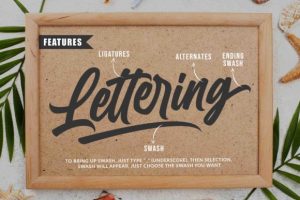 Alternative view of Billion Dreams Font