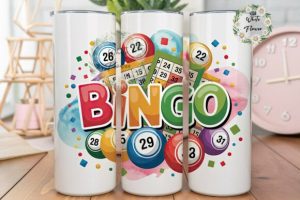 Bingo Fun 20oz Tumbler Wrap