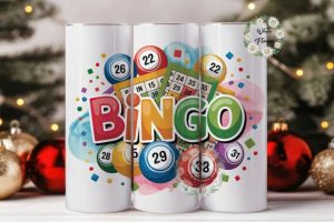 Alternative view of Bingo Fun 20oz Tumbler Wrap