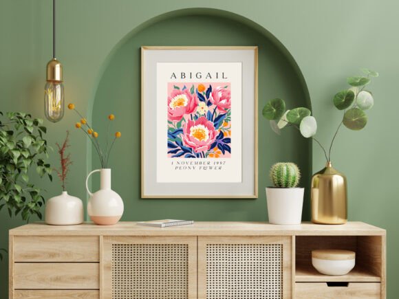 Birth Month Flower Market Wall Art - Image 3