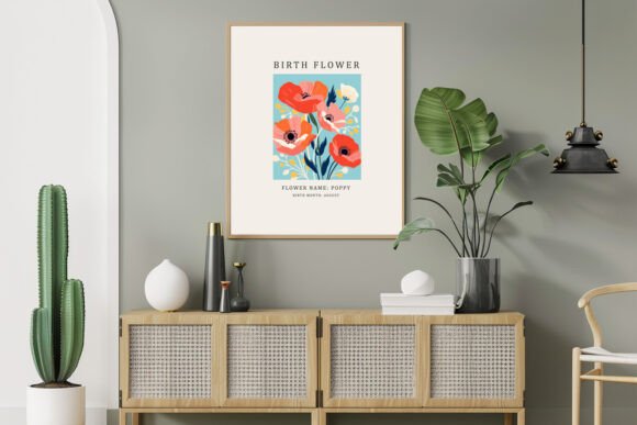 Birth Month Flower Market Wall Art - Image 9