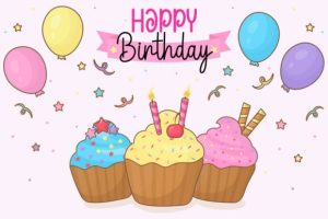 Alternative view of Birthday Cupcake Duo Font