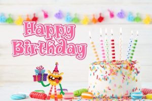 Alternative view of Birthday Font