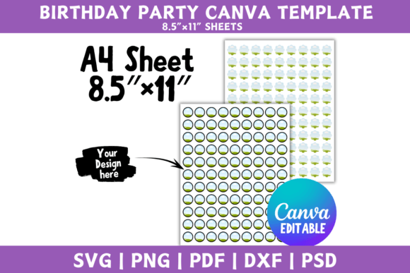 Birthday Party Favor Templates - Image 4
