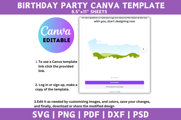 Birthday Party Favor Templates - Image 5