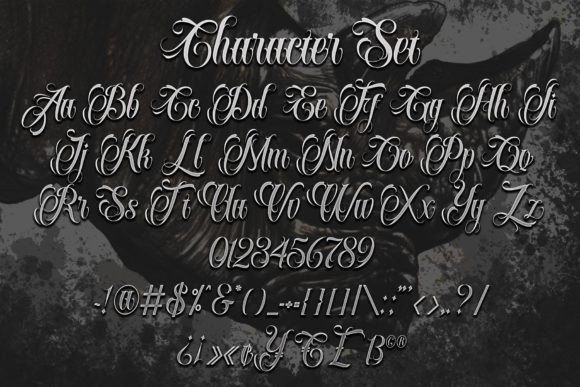 Black Ink Font - Image 6