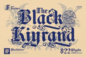 Black Kiyrand Font