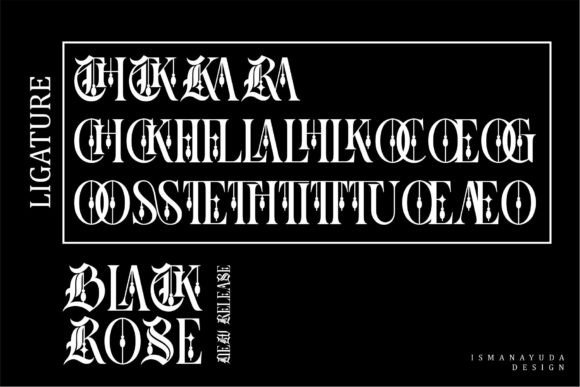 Black Rose Font - Image 7