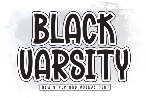 Black Varsity Font