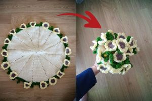 Alternative view of Blanket Bouquet Crochet Pattern Bundle