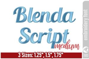 Blenda Script Font Medium