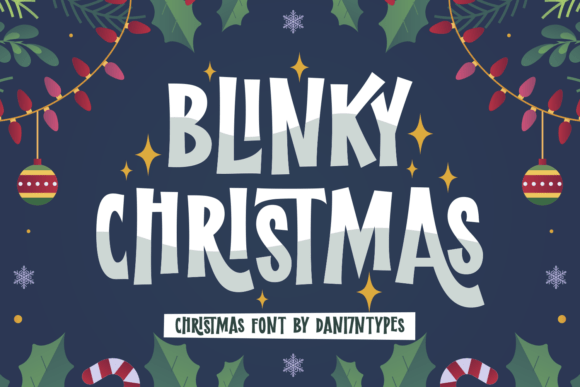 Blinky Christmas Font