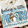 Blue Plaid Feeling a Llittle Frosty Png
