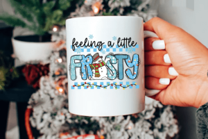 Alternative view of Blue Plaid Feeling a Llittle Frosty Png