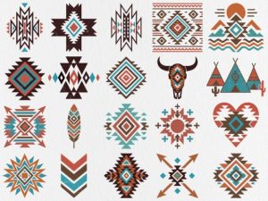 Alternative view of Boho Aztec Western SVG Bundle, Aztec SVG