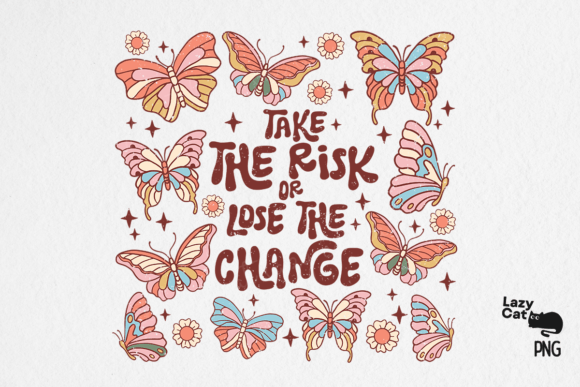 Boho Retro PNG Sublimation Bundle - Image 9