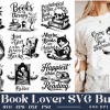 Book Lover SVG PNG Bundle
