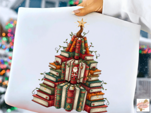 Alternative view of Bookish Christmas Book Tree Png Book Png