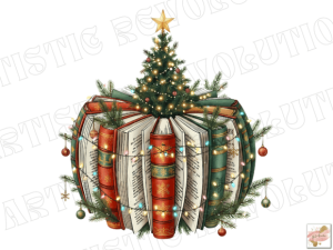 Bookish Christmas Png Christmas Tree Png