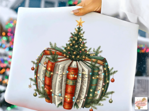 Alternative view of Bookish Christmas Png Christmas Tree Png