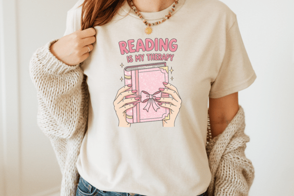 Bookish Girlie PNG Bundle, Book Lovers - Image 5